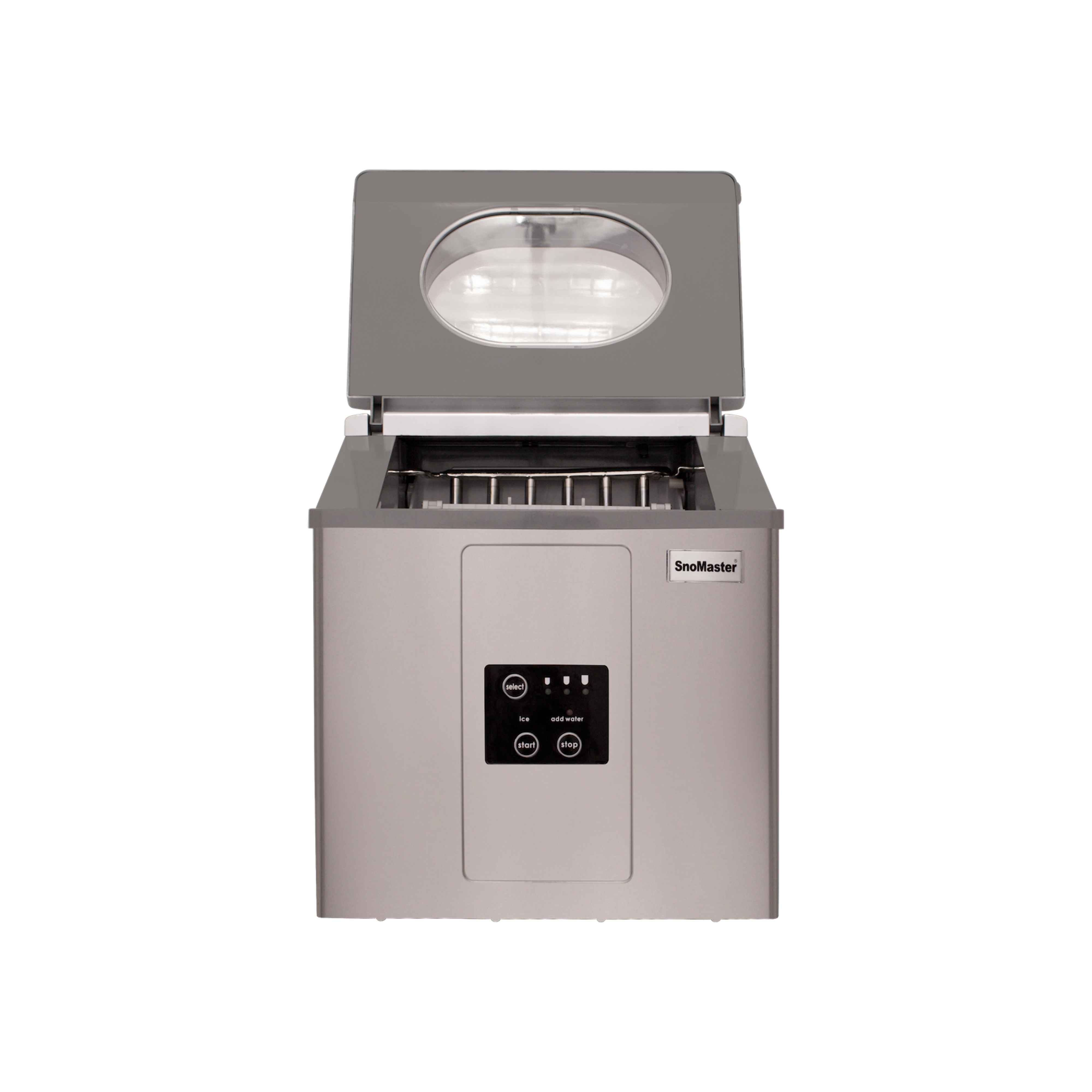 Snomaster 15kg Portable Ice Maker - Stainless Steel